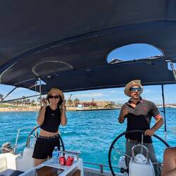 Heading out of the harbour
