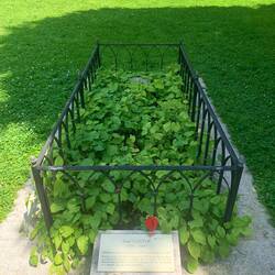 Wo Calvin auf dem Friedhof begraben wurde, ist nicht bekannt. Sein "Grab" ist eher ein Denkmal.