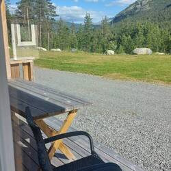 Perfekt für gemütliches Ausspannen auf der Hüttenterrasse..