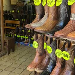 Cowboy boots everywhere!