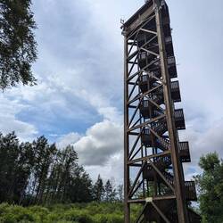 Raiffeisen tower, I was to laizy to climb the stairs
