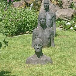 Sculptures in Antwerp Botanical Garden