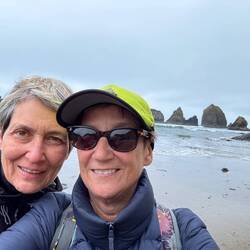 On a lovely beach walk in Oceanside, OR
