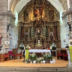 Inside the beautiful San Nicolas