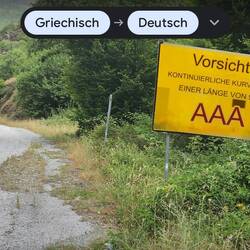 Weis garnicht was das Schild soll ist doch überall so.