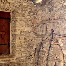 Sheep skin to store the wine in, in the old days!