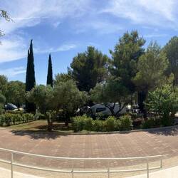 1. Blick in Campingplatz