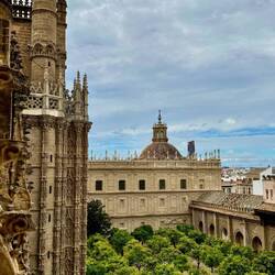 I walked to the top of the cathedral and loved the view.