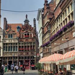 A typical Ghent street view