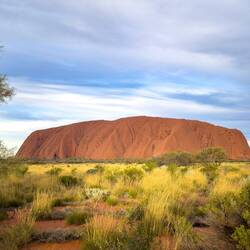 Uluru @ sunset ... when we arrived @ 5:42p — Uluru-Kata Tjuta NP, NT.