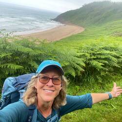 The beach of peaceful solitude