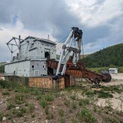 Alte Goldsuch-Maschine