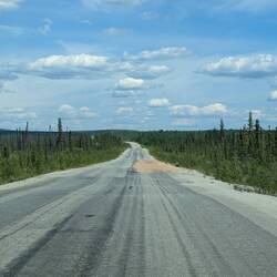 Straßen in Alaska (sehr sehr schlecht)