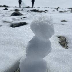 Zeit für nen Schneemann blieb auch noch