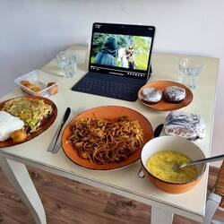 Abendessen vom Asiaten