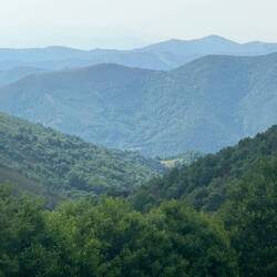 Every way we turned we were treated with views like this!