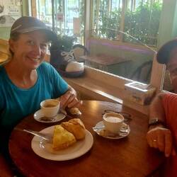 Our morning coffee and tortilla stop