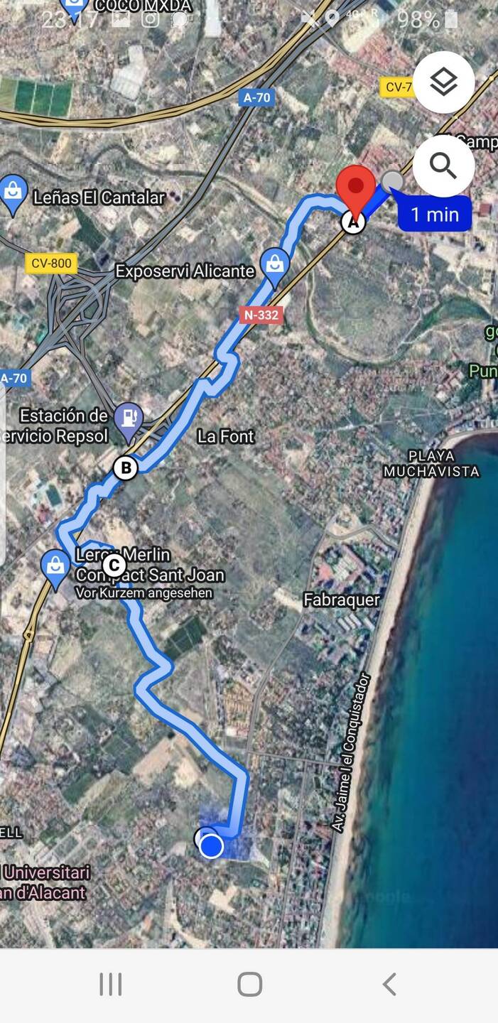 Dd isch d Route, und ja mir si di gradi Strass gfahre