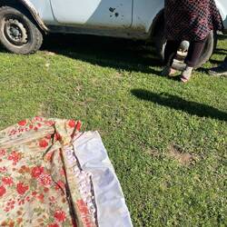 So etwas wie Käse wird getrocknet