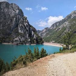Lake Bovilla is actually a reservoir created by a dam