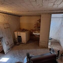 WC war ausschließlich im Keller - aber immerhin im Haus!