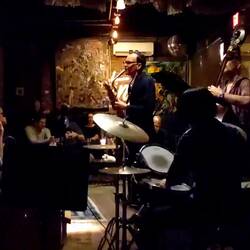 The jazz club had a great vibe