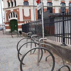 Interessante Fahrradständer