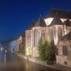 St. Michaels church at night