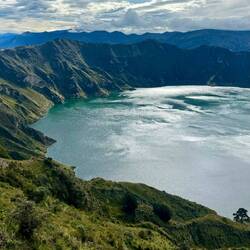 Der Kratersee von Quilotoa