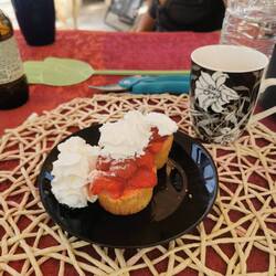 Ich hatte mir Erdbeertorte gewünscht, aber nie damit gerechnet