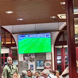 Lucky to be in Europe during their soccer tournament