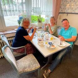 Unser Tisch im Hotel Auerhahn