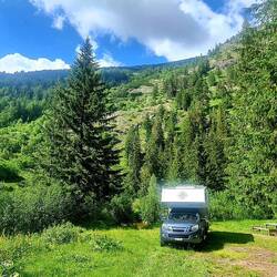Stellplatz irgendwo zwischendrin