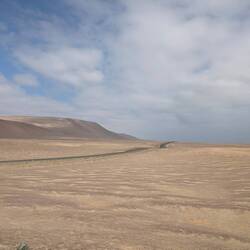 Dry. Unless you're exploring the Amazon or the Andes, Peru feels like one big desert.