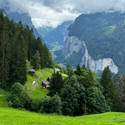 The town far in the distance is where we've been staying during our time here