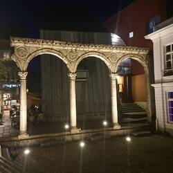 Part of the ancient Roman hot baths