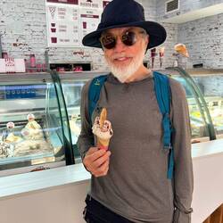 Loves his ice cream!!!