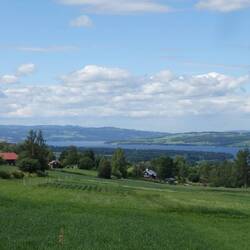 Lake Mjøsa from just before Kapp
