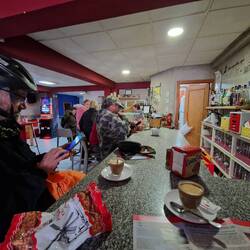 Cafépause in Galisteo