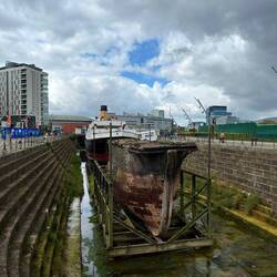 The last surviving ship from the company that made the Titanic.