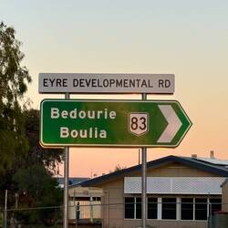 The new route north west.