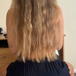 Jasmins Haare geschnitten