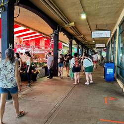 Open air and indoor vendors