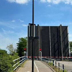 Bridge is always up in summer for the boats