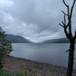 Loch Lochy. Das Loch, an dem wir später auch schlafen