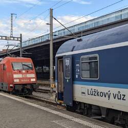 Fahrtrichtungswechsel in Basel und Abschied von der DB Lokomotive