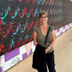 There were several Warhol pieces on display.