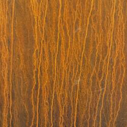 Each of Serra's pieces has a slightly different finish/markings.