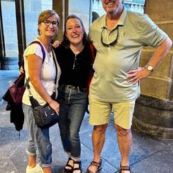 Our food tour guide, Amaia. She was great!