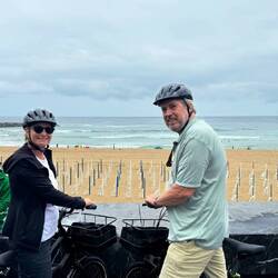 Our bike tour was great. It was a little rainy, but we did not let it stop us.